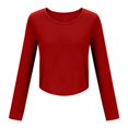 thumbnail image 3 of WCJM Womens Athletic Sun Shirt Upf 50+ Long Sleeve Quick Dry Split Back Loose Fit Yoga Hiking Top Long Sleeve T-shirt for Women, 3 of 5