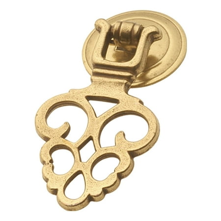 Hickory Hardware P8005-LP 1.25 In. Queen Anne Lancaster Hand Polished Pendant Cabinet Pull
