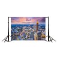 thumbnail image 2 of MOHome City Buildings Backdrop 7x5ft Photography Background Night Scene Lights Rosy Clouds Video Studio Photos Props, 2 of 5