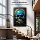 thumbnail image 3 of Cuadro Decorativo Canvas Cráneo Azul Dorado 60x90 Canvas Revolution, 3 of 4