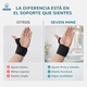 thumbnail image 5 of Muñequera Deportiva Ajustable Con Soporte Pulgar Neopreno WT-046, Color Negro, Talla Universal, 5 of 10