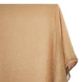 thumbnail image 2 of Crushed Crinkle Sheer Voile Fabric 118" Wide Window Curtain Drapery and Apparel per yard 100% polyester (Camel), 2 of 2