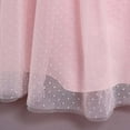 thumbnail image 4 of KkSLirnhs 11-12 Years Girls Dresses under $10.00 Princess Dresses for Girls Kids Dress Girls Sleeveless Princess Dress Bow Tie Lace Flowers Mesh Dress Tufted Dress Pink, 4 of 9