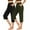 Army Green, variant on 2 Pack Womens High Waisted Sweatpants Elastic Waist Drawstring Tie Yoga Sports Solid Color Seven Points Pants with Pocket Gray L