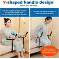 thumbnail image 4 of Stand Assist for Couch and Sofa, Settee Lift Assist for Elderly, Y-Shaped Grab Bar Standing Aid for Patients, Adults, Seniors and Disabled, Adjustable Daily Living Mobility Aid, Black, 4 of 6