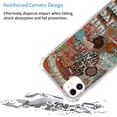 thumbnail image 4 of Hippie Good Vibes Case Compatible with iPhone 12,Aesthetic Art Design TPU Bumper Cover Case, 4 of 7