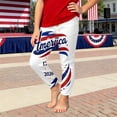 thumbnail image 2 of Baby Pants Kids 250Th Anniversary Independence Day Print Athletic Trousers White 13-14 Years, 2 of 5
