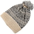 thumbnail image 4 of IBASETOY Knitted Beanie Hat For Men And Women Soft Cotton Warmth Versatile Outdoor Use For Skiing Casual Wear Beige, 4 of 8