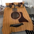 thumbnail image 3 of Ensemble de Literie Imprimé Guitare en Bois V2, 3 of 6