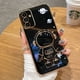 thumbnail image 3 of Funda Impresa De Nasa Samsung Galaxy A54 A24 A14 M54 M14 4G 5G Astronauta Soporte Lujoso Galvanizado De Alta Calidad De Cámara De Silicona, 3 of 4