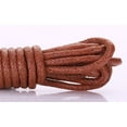 thumbnail image 5 of Santimon 2 Pairs Replace Shoe Laces Round Strings for Boots Sneakers Dress Shoes 55" Brown, 5 of 7