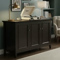 thumbnail image 3 of Simpli Home Amherst 60 in. W 3 Door Storage Cabinet in Hickory Brown, 3 of 11