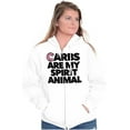 thumbnail image 4 of Carb Spirit Animal Donut Pizza Foodie Unisex Fleece Graphic Zip Up Hoodie Brisco Brands 2X, 4 of 5
