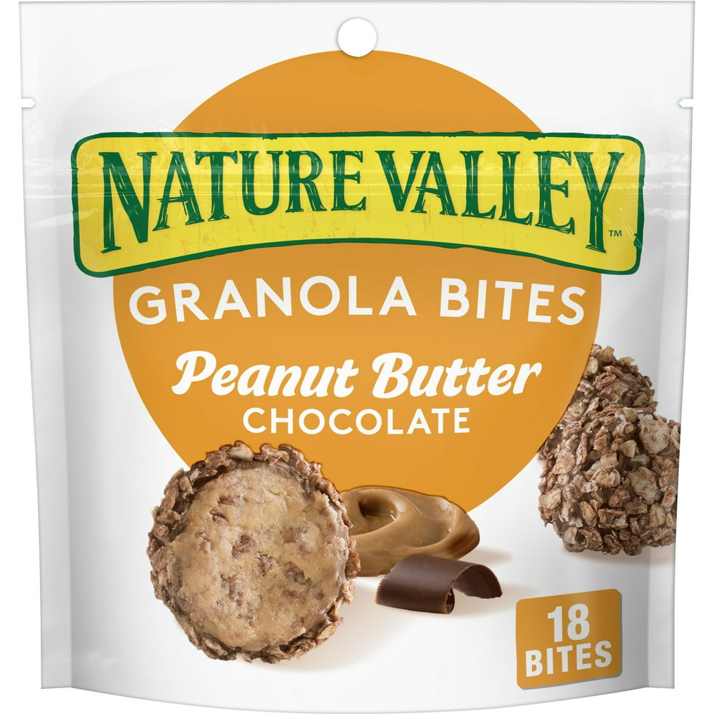 Nature Valley Granola Bites, Peanut Butter Chocolate, 18 Ct, 5.3 Oz