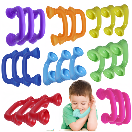 Whisper Reading Phone - 24 Pack, 8 Colors, Speech Therapy Tool for Kids, Accelerate Reading Fluency & Pronunciation