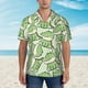 thumbnail image 2 of Balery Cute Crocodile Camisas hawaianas de manga corta para hombre, camisas playeras de corte holgado, camisas de vacaciones con botones,X-Large, 2 of 7