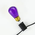 thumbnail image 3 of Northlight Pack of 25 Transparent Purple S14 Christmas Replacement Bulbs, 3 of 3