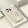 thumbnail image 4 of Agregue un poco de diversión a su teléfono: funda para teléfono con diseño de arco iris esmerilado de doble capa con ilustraciones extravagantes para iPhone 15 Pro Max 14 13 12 Pro 11, 4 of 4