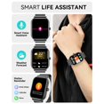 thumbnail image 3 of Refurbished Mingdaln G39dianduhei Smart Watch, 1.85-Inch HD Touch Screen, Black, 3 of 3