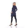 thumbnail image 4 of (navy, l) - Women's Solid Colour Tunic Top, 4 of 5