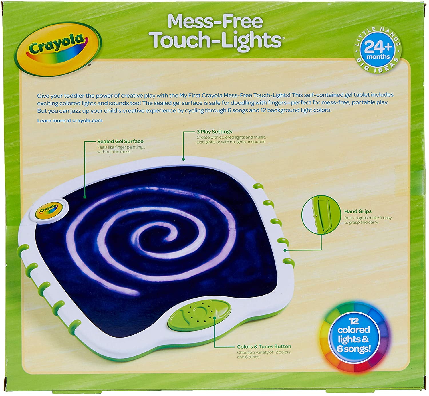 Crayola My First Touch Lights Art Kit Musical Doodle Board Gift