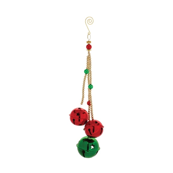 Melrose International LLC Bell Ornament (Set of 6) 13.5"H Iron/Plastic