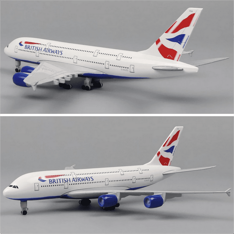 1:400 Alloy British Airways A380 Plane Model for Aviation