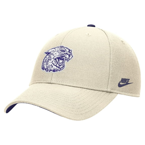 Men's Nike Natural Kansas State Wildcats Vintage Rise Dri-FIT Adjustable Hat