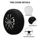 thumbnail image 2 of Fotbe Swan Princess On Lake Funda de Llanta de Repuesto con Estampado, Engrosada, Ajuste Universal para Jeep, Remolque, RV, SUV, Camión-15 inch, 2 of 6