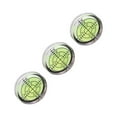thumbnail image 1 of 3 Pieces 32mm Horizontal Bubble Level Spirit Eye High Precision Mini Round Measuring Kit Leveler for Desktop Wood Work Furniture, 1 of 8