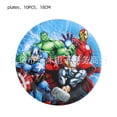 thumbnail image 3 of Avengers Marvel Superhero Birthday Party Tableware, Paper Plates, Paper Cups, Paper Towels, Tablecloths for Decoration-ZJKDGJKJ, 3 of 4