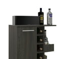 thumbnail image 2 of Newboti Furniture Tennessee Bar Cart, One Cabinet With Division, Six Cubbies For Liquor, Two Shelves 48958, 2 of 10