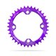 thumbnail image 1 of Chainset de bicicleta Bicicleta redonda Cadena de la bicicleta Cadena Reemplazable Aleación de aluminio Anti-gota Ligero Ligero Ciclismo Diente Placa Púrpura Púrpura 36T Eigraketly OD003273-19, 1 of 7