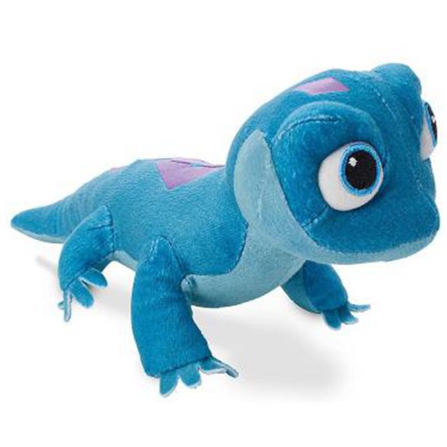 Muñeca de peluche Blue Lizard Anime de 25 cm en azul