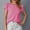 Hot Pink, variant on Njoeus Summer Tops for Women 2025 Sexy Tops for Women Womens Summer Ruffle Sleeve Cute Tops Fashion Women Dressy Casual Blouse Work T-Shirt S-4Xl （Available in Plus Size) Ladies Tops and Blouses Summe