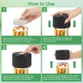 thumbnail image 7 of Vp06+ Mason Jar Vacuum Sealer  Electric For Jars With Wide And Regular Mouth Lids Cordless Handheld Vaccum Food Storage Ideal Present Mom Wife Black, 7 of 7