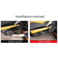 thumbnail image 5 of For C7 2014-2019 Soft Carbon Fiber Car Door Anti Kick Mat Sticker Trim Door Panel Protection Access, 5 of 5