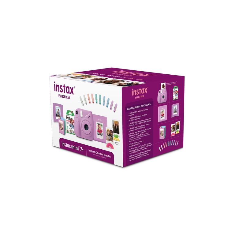 FUJIFILM Instax Mini 7+ Purple Bundle - Walmart.com