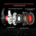thumbnail image 4 of BlueFire Gaming Headsets for PS5 PS4 Xbox One, Gaming Headphones with Noise Canceling Microphone Surround Sound & LED RGB Light for  PC Laptop Headband Headphones Red, 4 of 11