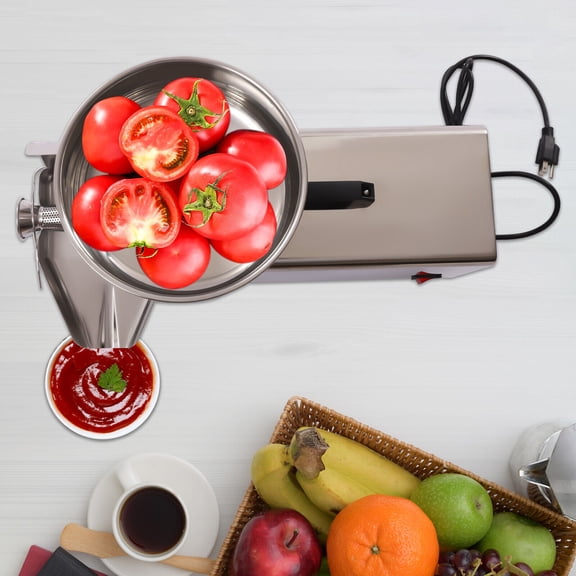 450W 110V Electric 304 Stainless Tomato Strainer Commercial Grade Tomato Machine