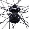 thumbnail image 6 of Miumaeov Mountain Bike Wheelset 27.5" Aluminum Alloy Rim Disc Brake MTB Wheelset with Hub Quick Release Front Rear Wheels Black Bike Wheels Fit Cassette Bicycle Wheelset, 6 of 12