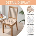 thumbnail image 2 of French Bulldog Dog Seat Covers for Dining Room Chairs Set Of 4,Stretch Printed Washable Chair Seat Cover with Elastic Ties and Button,Removable Waterproof Couch Cushion Covers, 2 of 6