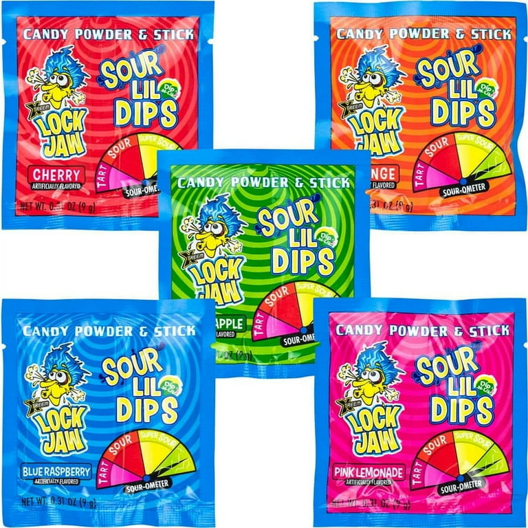 Kokos Lock Jaw Sour Candy Powder and Stick 36 Count - Walmart.com