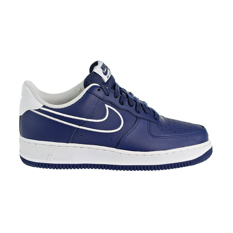 Nike Air Force 07 LTHR Men s Shoes Blue void White aj7280 400