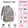 thumbnail image 2 of Exotic Cultural Mandala Backpack for Students Durable and Adjustable Strap School Bag with Traditional Sacred Mandala and Abstract Ornamental Patterns, 2 of 5