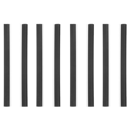 ELAYARD 8Pcs Black Rubber p for Dustpan Replacement Flexible Durable Rubber Edge for Smooth Cleaning