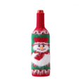 thumbnail image 1 of Botellas de vino cubre botella suéter para decoración Santa/árbol de navidad/muñeco de nieve, muñeco de nieve Feliz Sencillez, 1 of 5