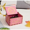 thumbnail image 4 of 2025 Los 6 estilos más nuevos de adornos para cajas de música de Harry Potter Te encontraré en el andén 9 3/4 Soy un guardián Cajas de música talladas en madera para juguetes de regalo, 4 of 5