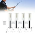 thumbnail image 6 of GARENDE Fishing Rod Holder Heavy Duty 4 Tubes Organizer Links for Truck Garage Canoe white, 6 of 9