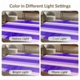 thumbnail image 7 of ODIKA Solid Heathered Tone Ombre Minimalist Borderless Purple Inspired Refined for Dorm Room, Small Living Apartment, Stain Resistant Low Profile, 7 of 7